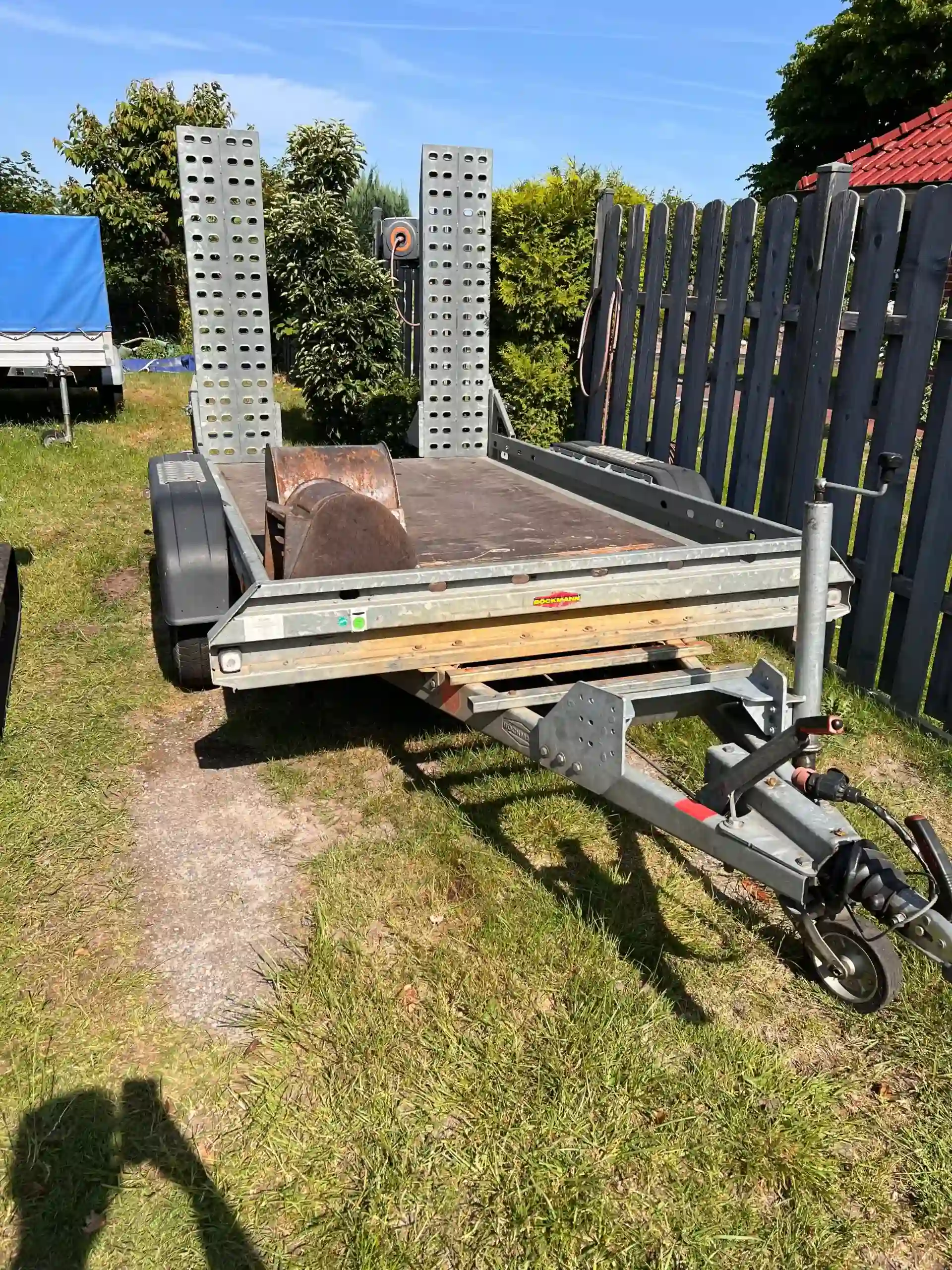 Anhänger für den bagger
