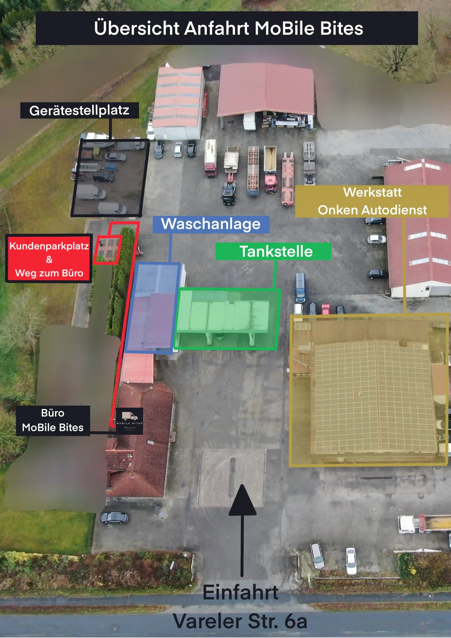 Anfahrt von MoBile Bites